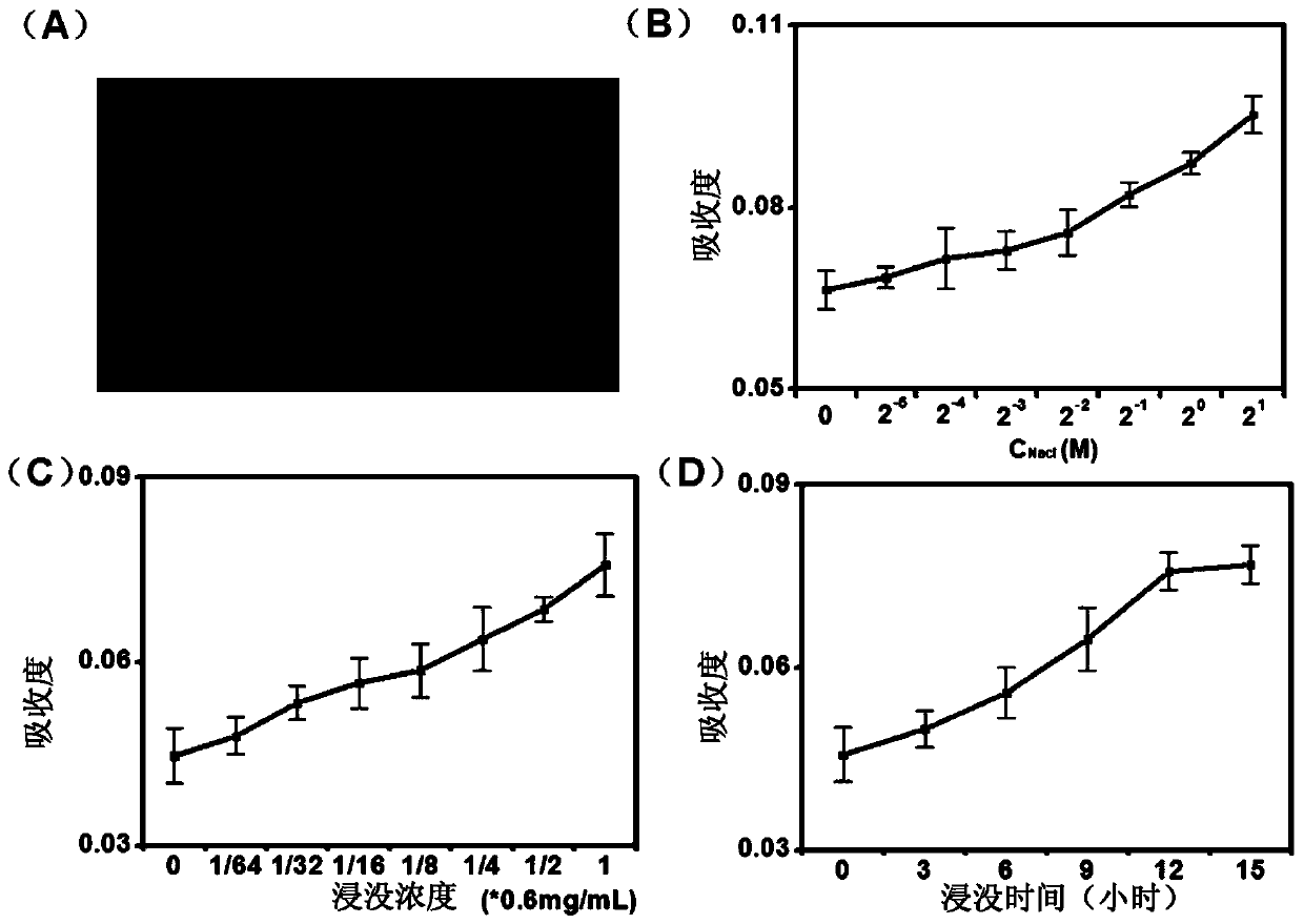 Antibacterial products based on gold nanoparticles and its preparation method and application