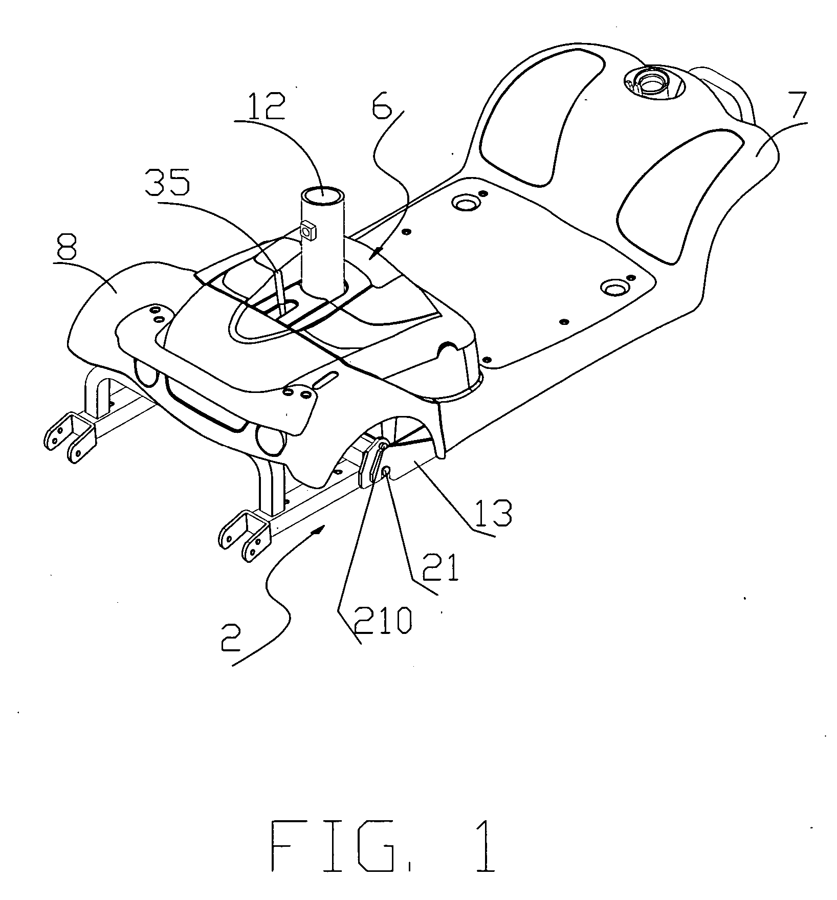 Detachable vehicle body that is assembled and disassembled easily and rapidly