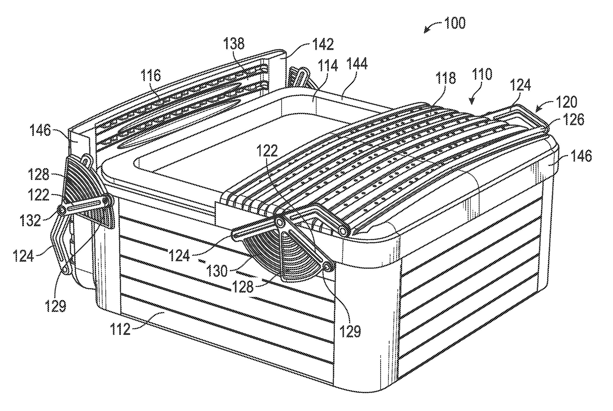 Cover assembly for a spa