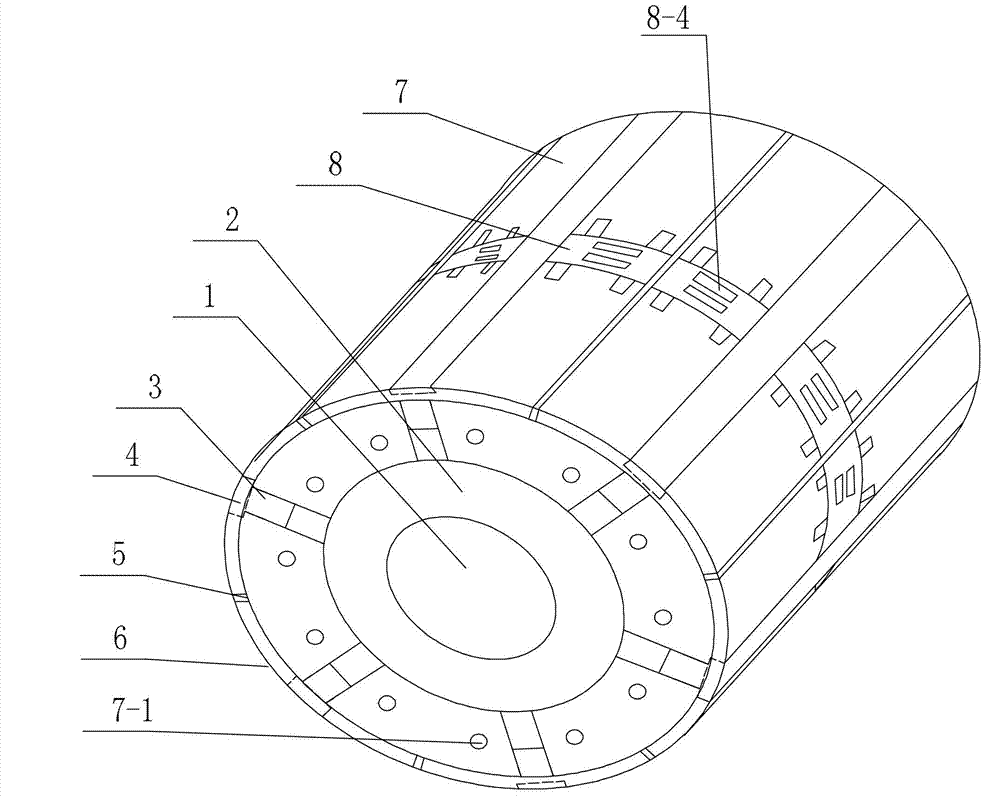 Axial-segmented solid permanent-magnet rotor