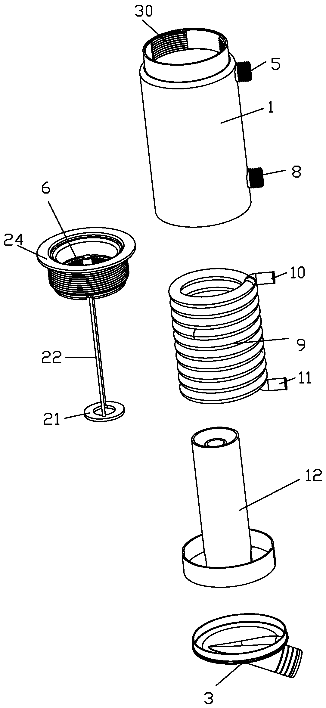 High-efficiency energy-saving heat exchange device