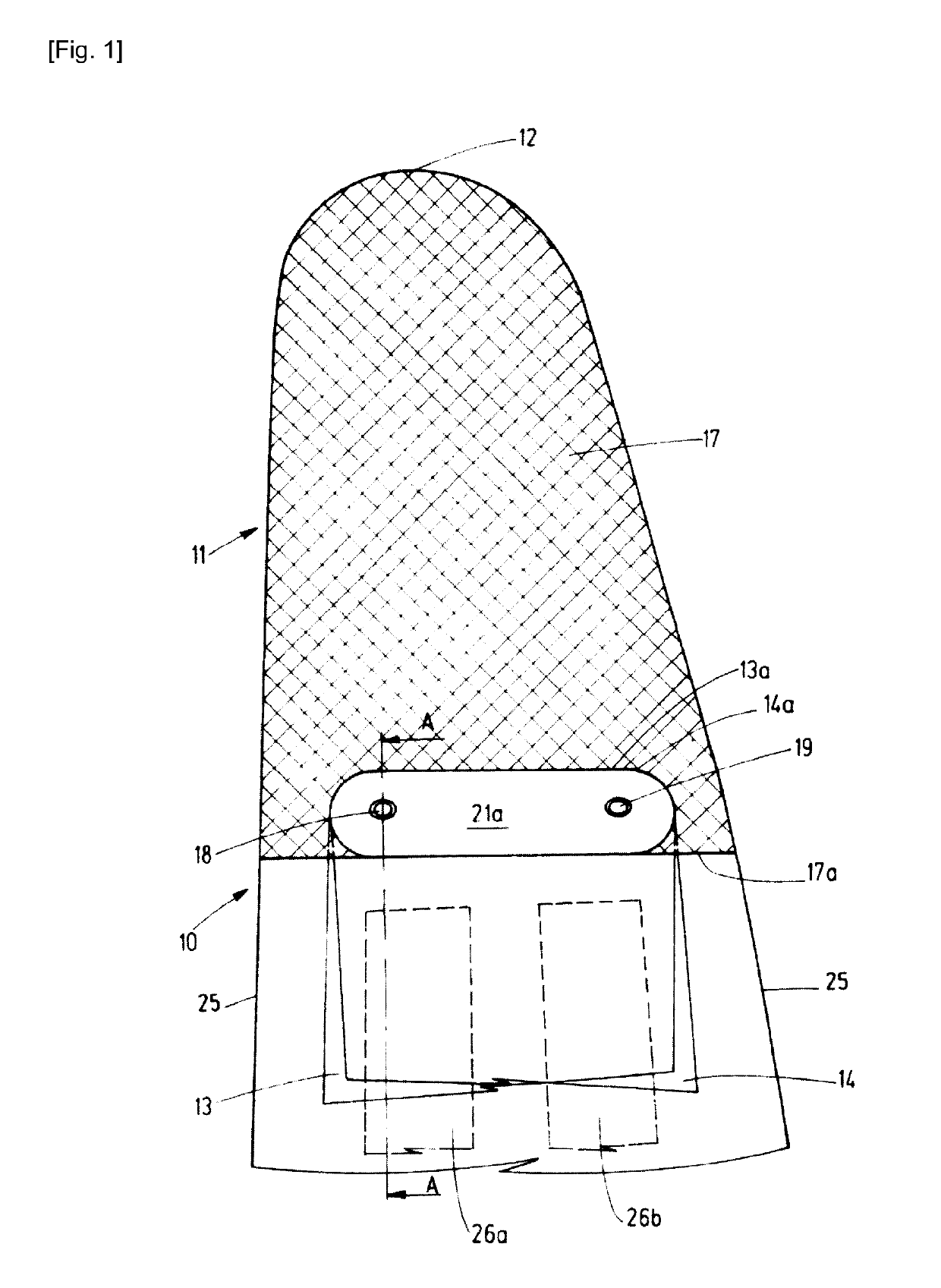 Wind turbine blade for a wind turbine