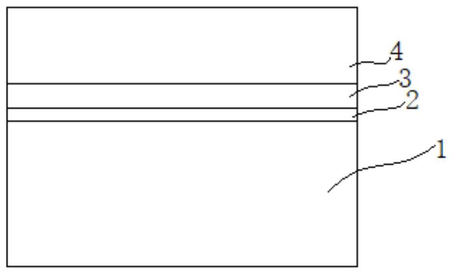 Al2O3/ZrN double-layer diffusion barrier layer for copper interconnection line and preparation method thereof