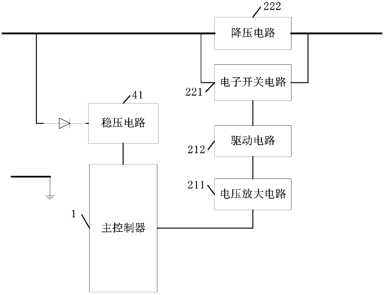 Direct-current power supply cable carrier communication system and communication method