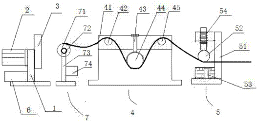 Reel recycling winding device used for cable self cleaning