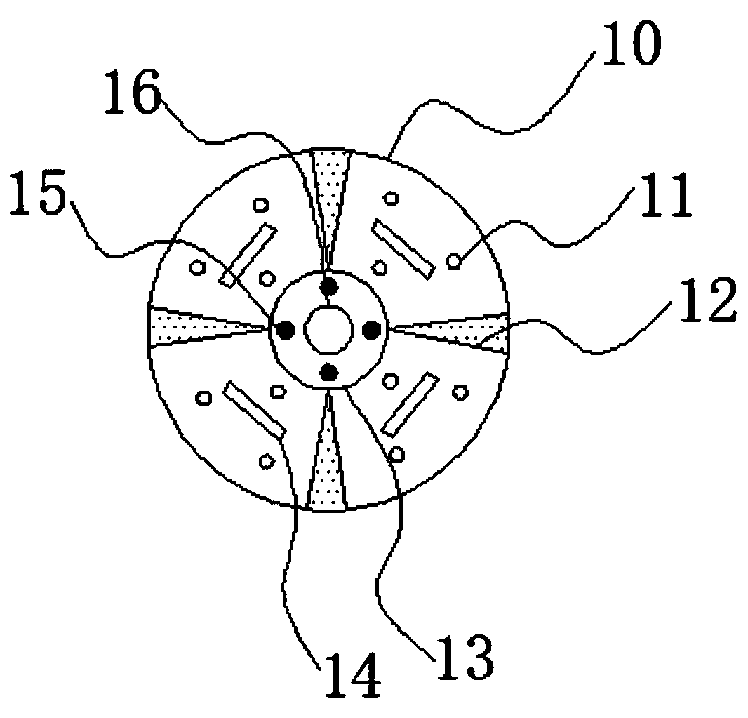 A conveniently installed automobile brake disc structure