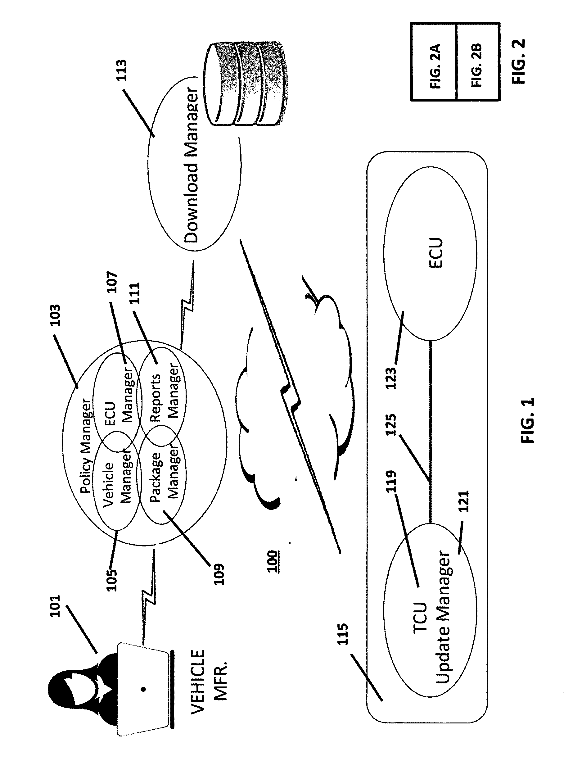 Method for wireless remote updating vehicle software