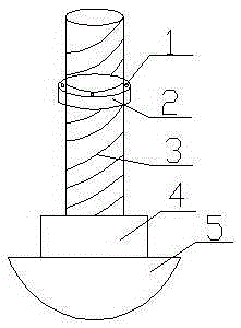 Special-shaped antitheft bolt