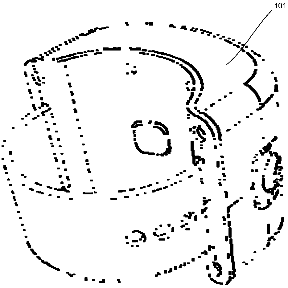 Ankle shackle escorting device and system