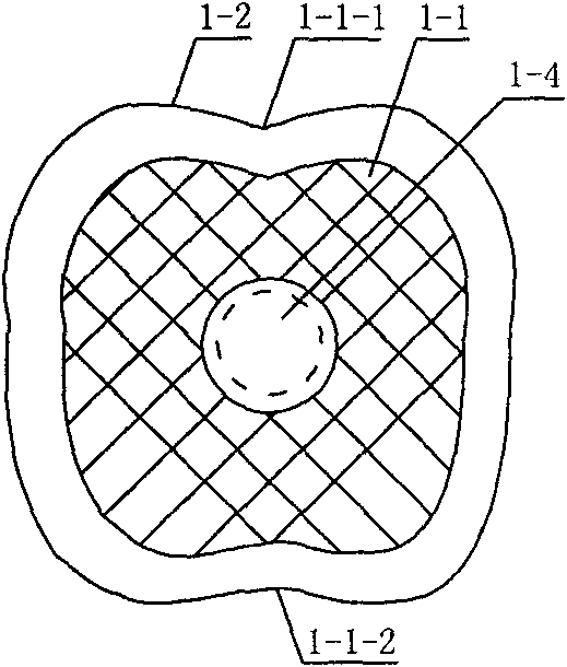 Biomimetic type preformed ceramic abutment of implanted tooth and preformed crown thereof