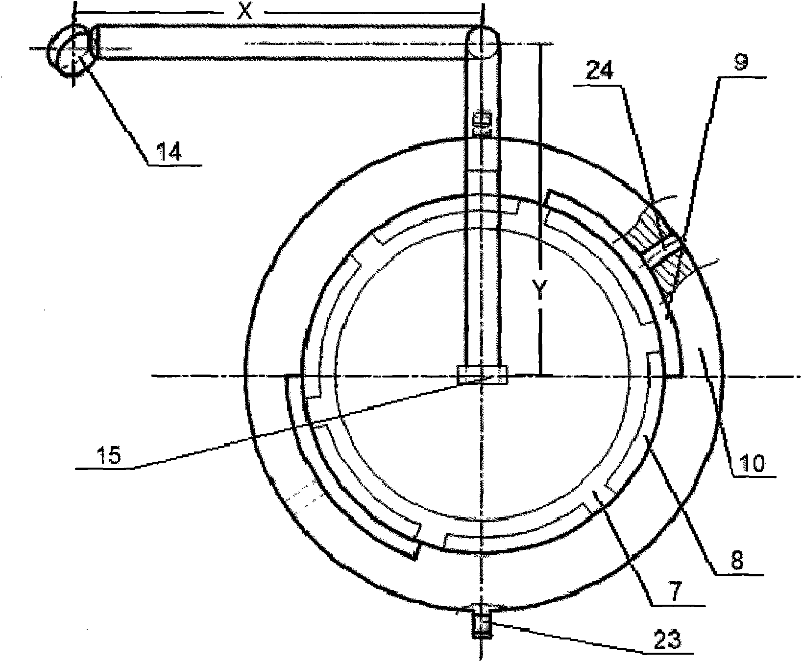 Strong electric field survey meter