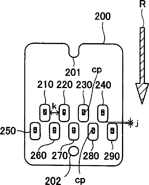 Printing material container, and board mounted on printing material container