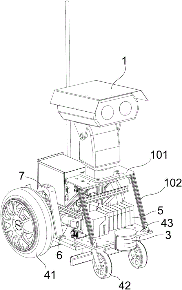 Power polling robot