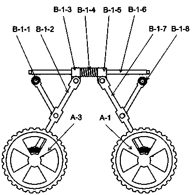 Eight-wheel obstacle-crossing transporting robot