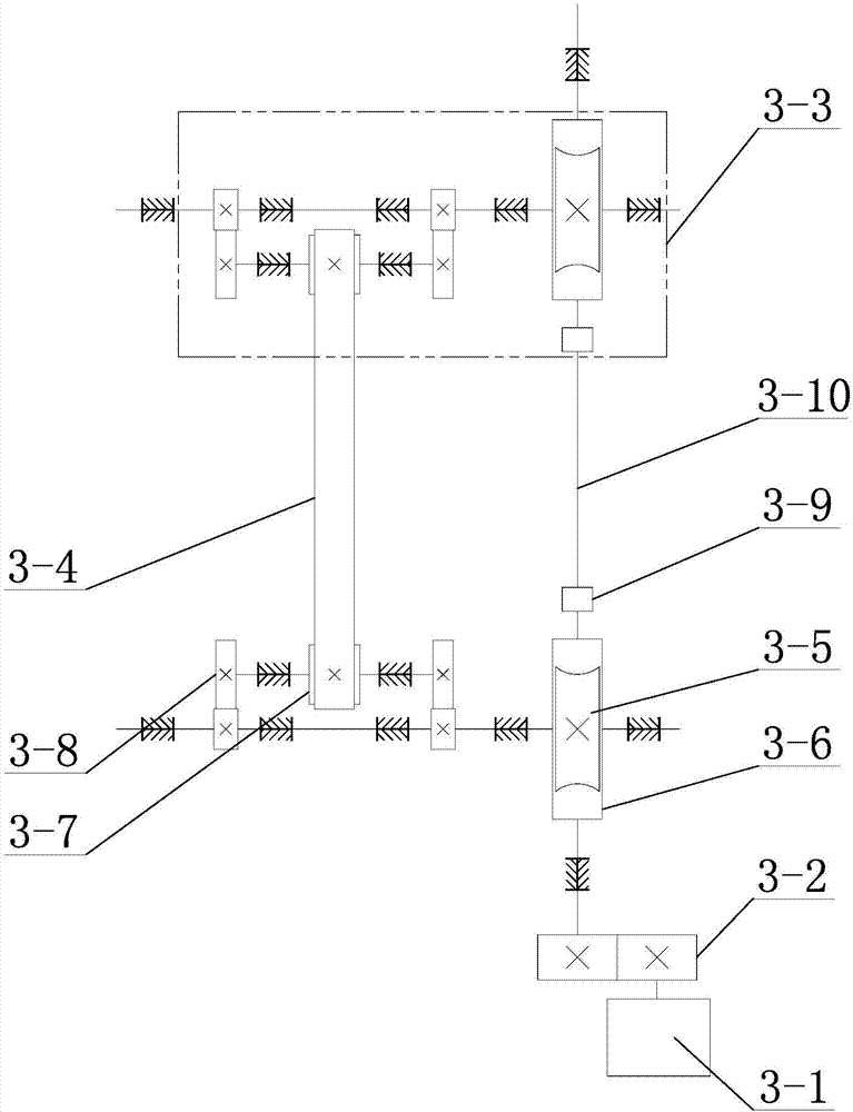 Large-load rope climbing mechanism based on special-shaped chain wheel transmission