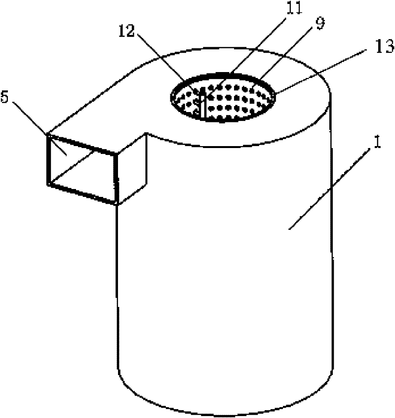 Dust collection barrel of dust collector with automatically cleaned filter