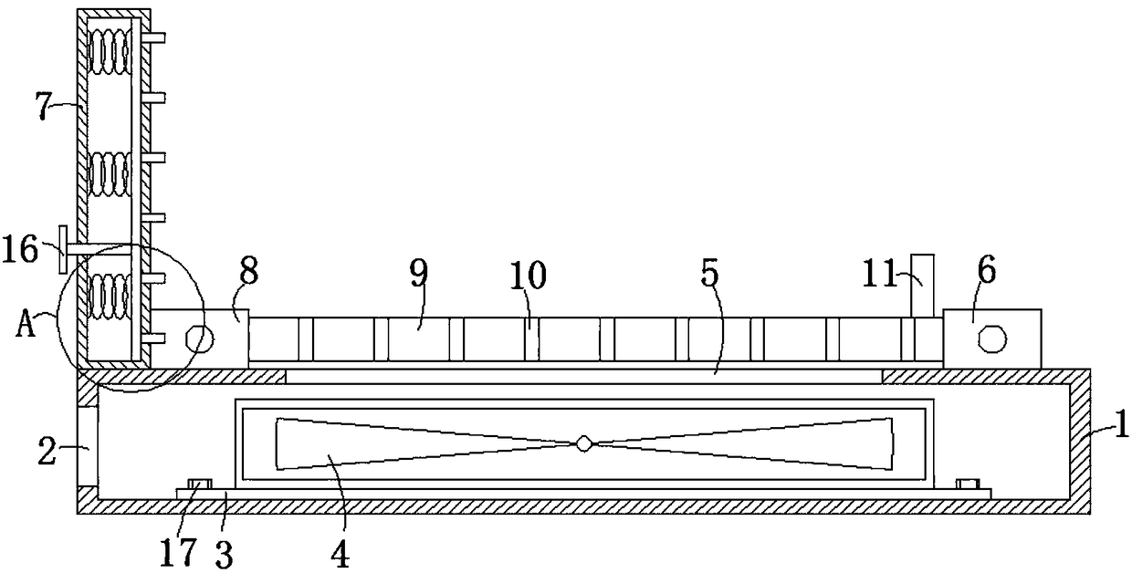 Adjusting support for network device