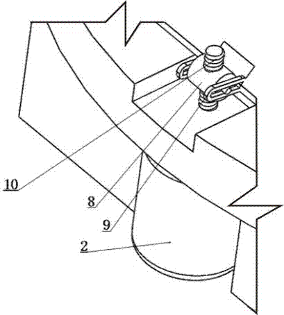 Ventilating fan provided with linkage type air valve