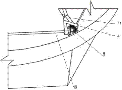 Ventilating fan provided with linkage type air valve