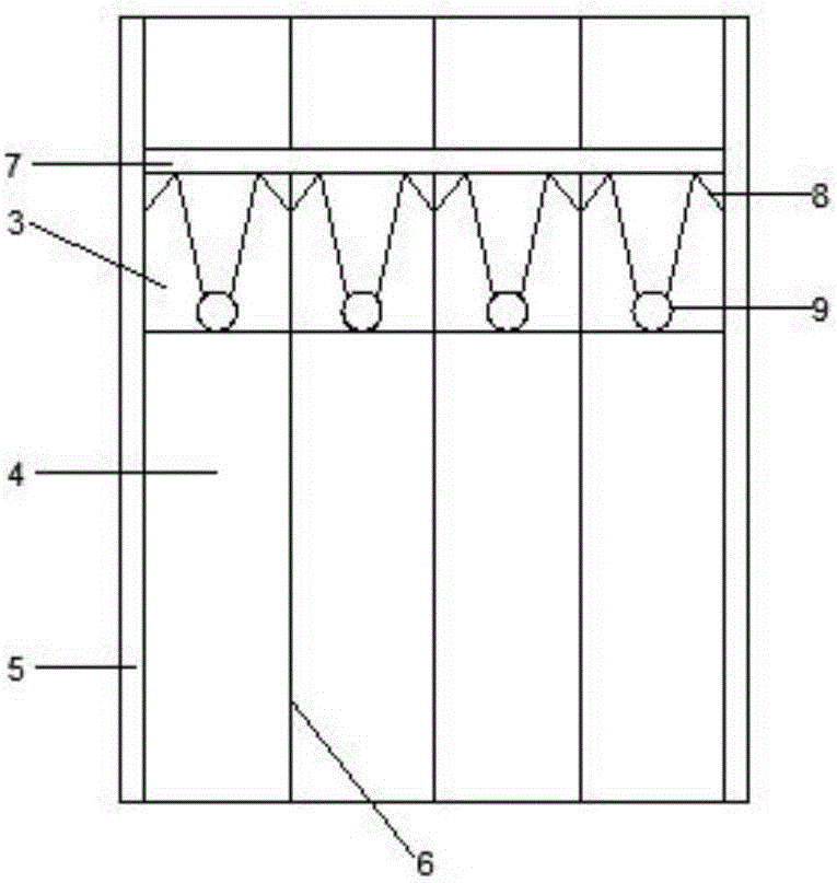 Shockproof buffer air column bag