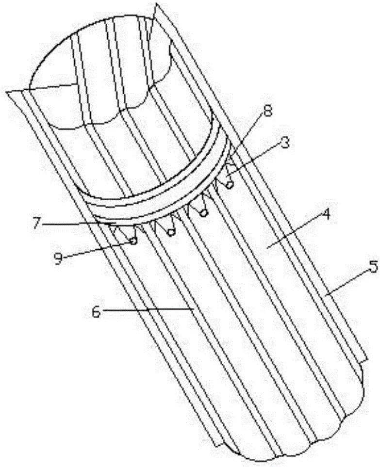 Shockproof buffer air column bag