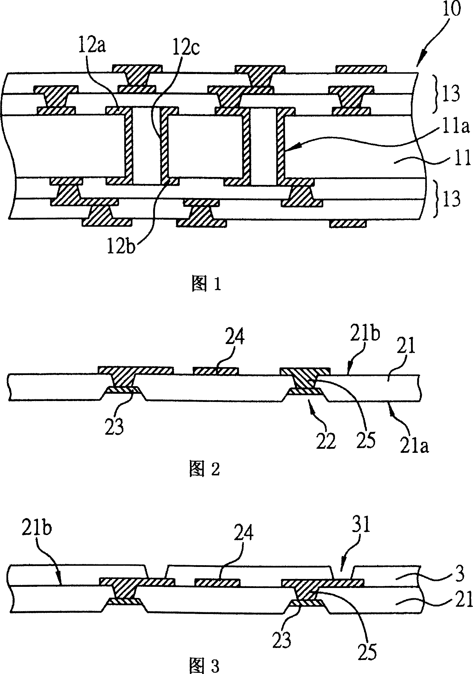 Thin circuit board structure