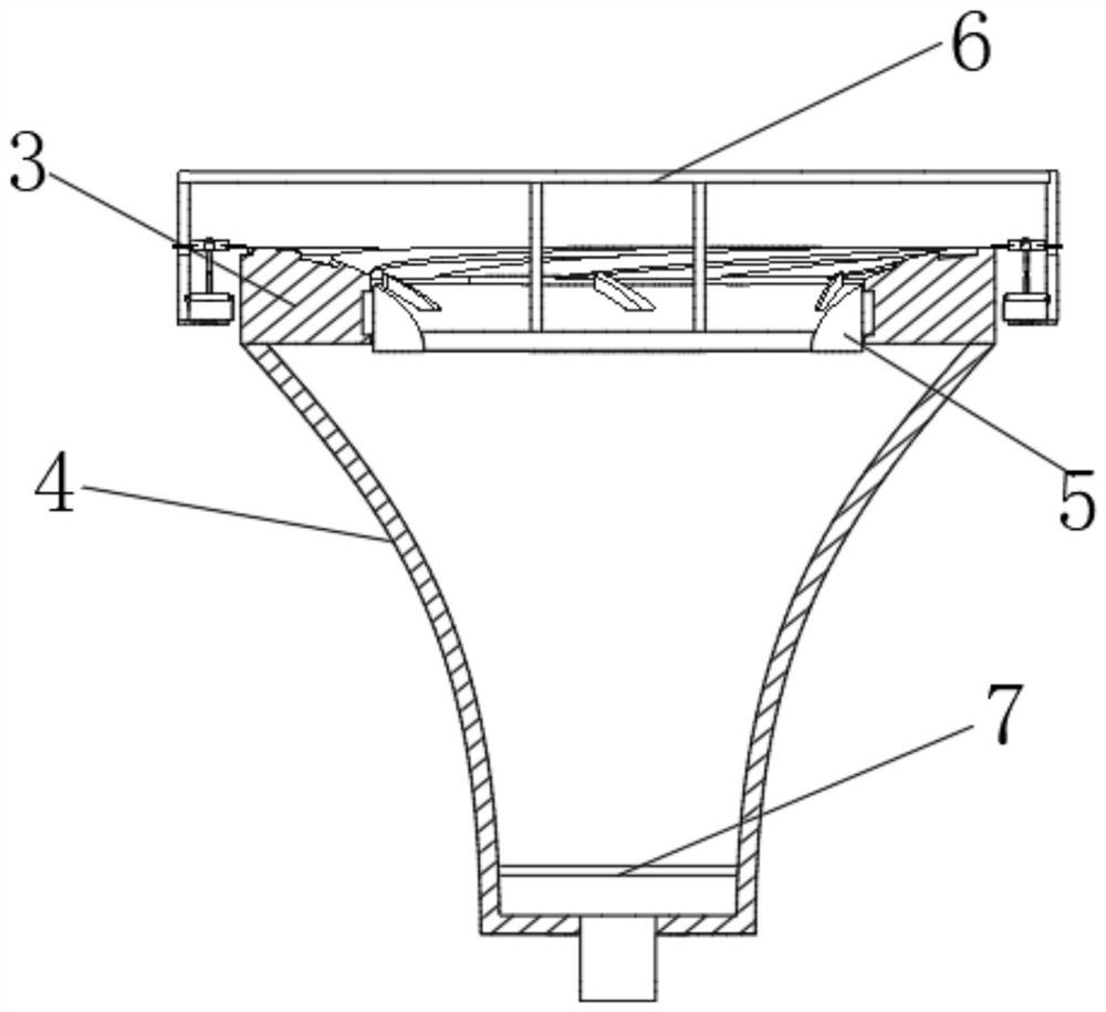 Recovery device for marine litter