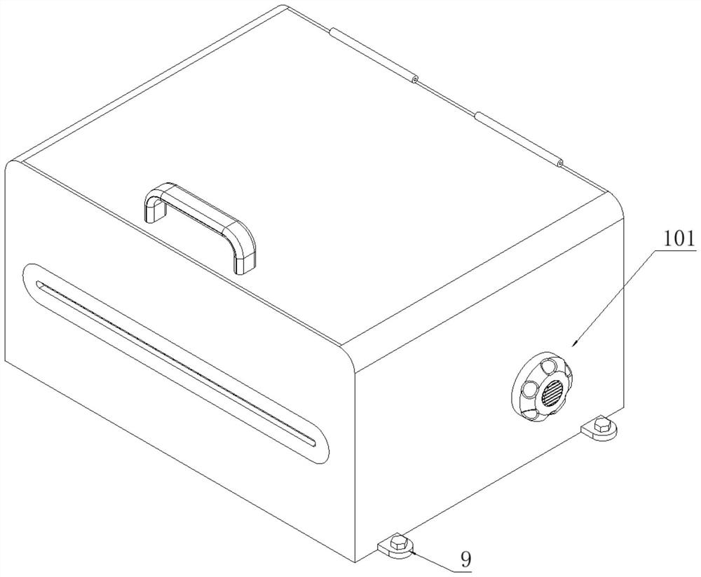 Pipeline arrangement device for ward