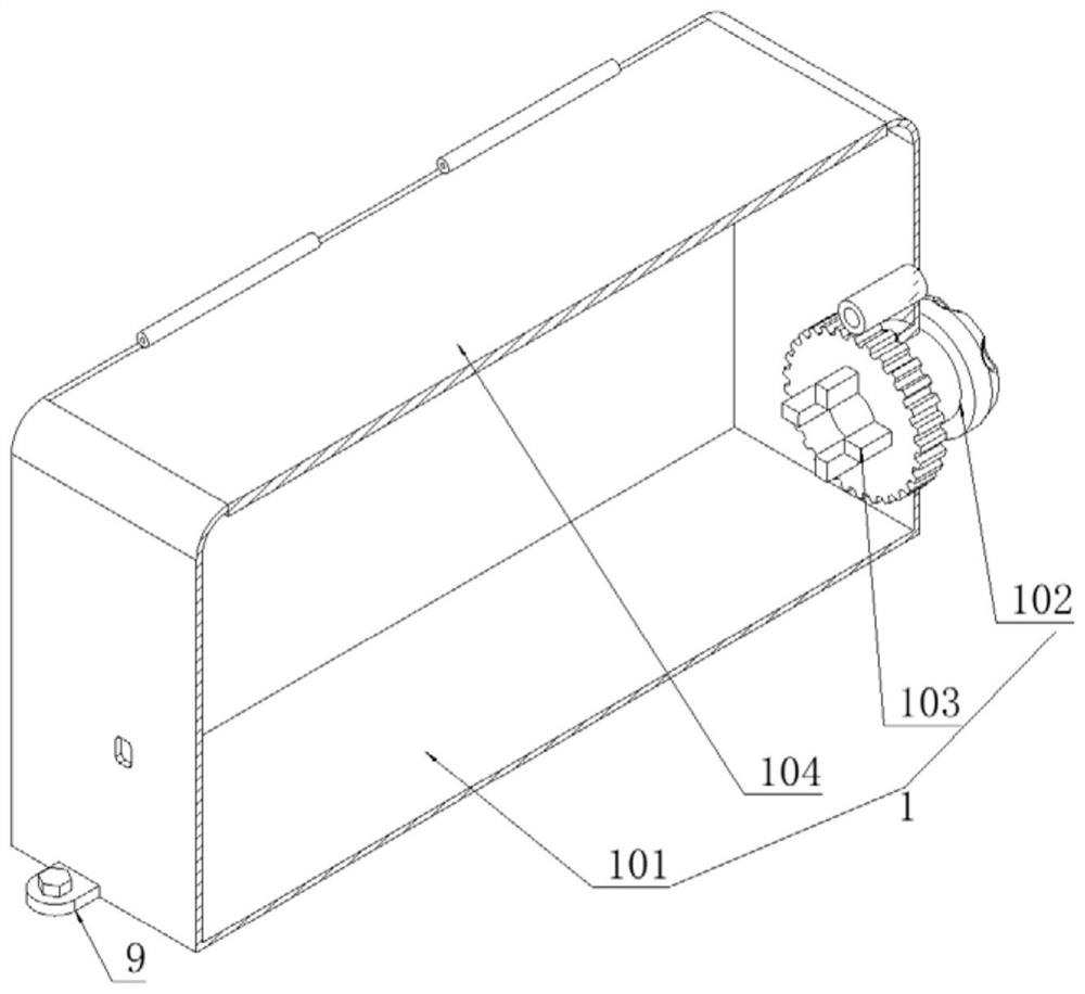 Pipeline arrangement device for ward