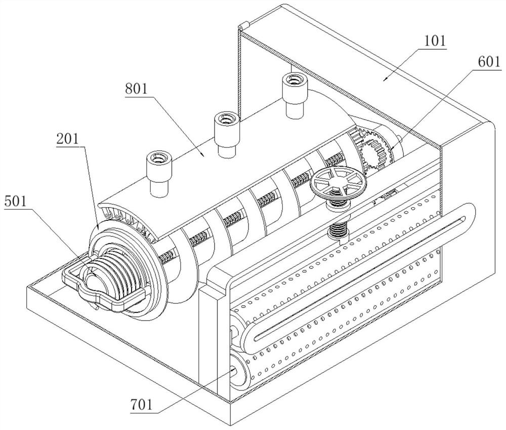 Pipeline arrangement device for ward