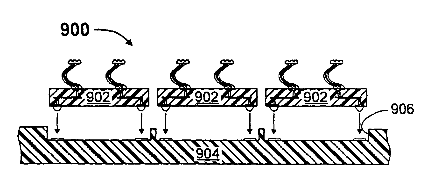 Contact carriers (tiles) for populating larger substrates with spring contacts