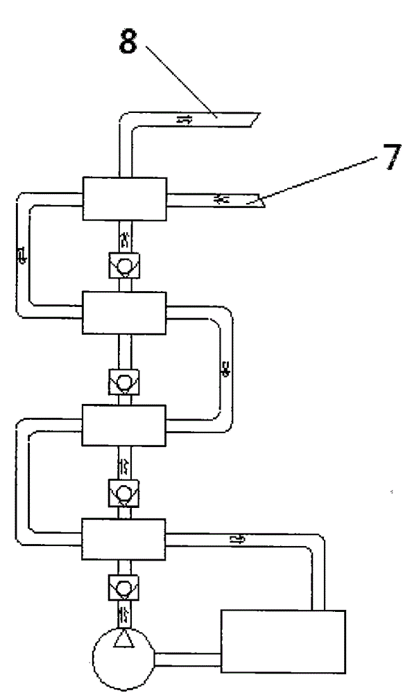 Method for carrying out power outputting and gas conveying through low-temperature liquid