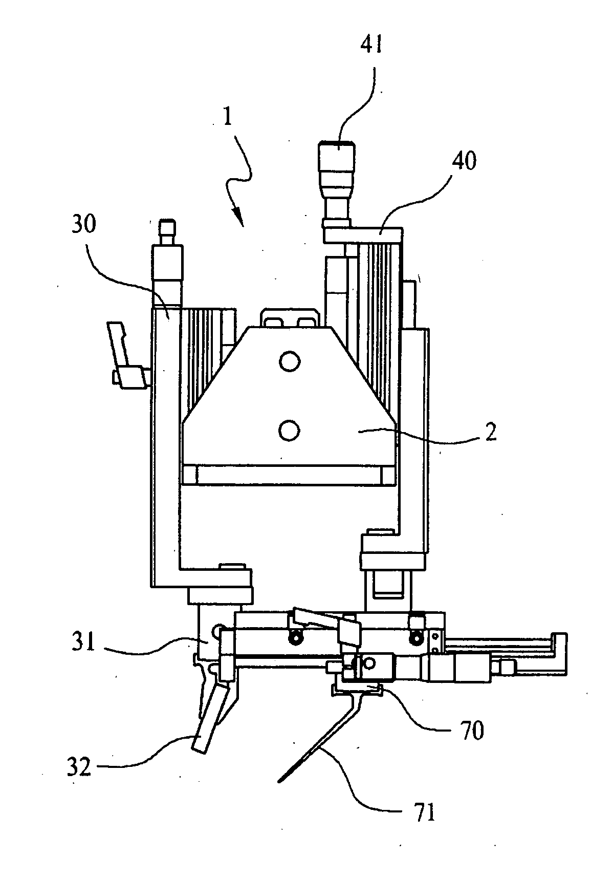 Ink residue lifting and transfer mechanism for screen printing machine