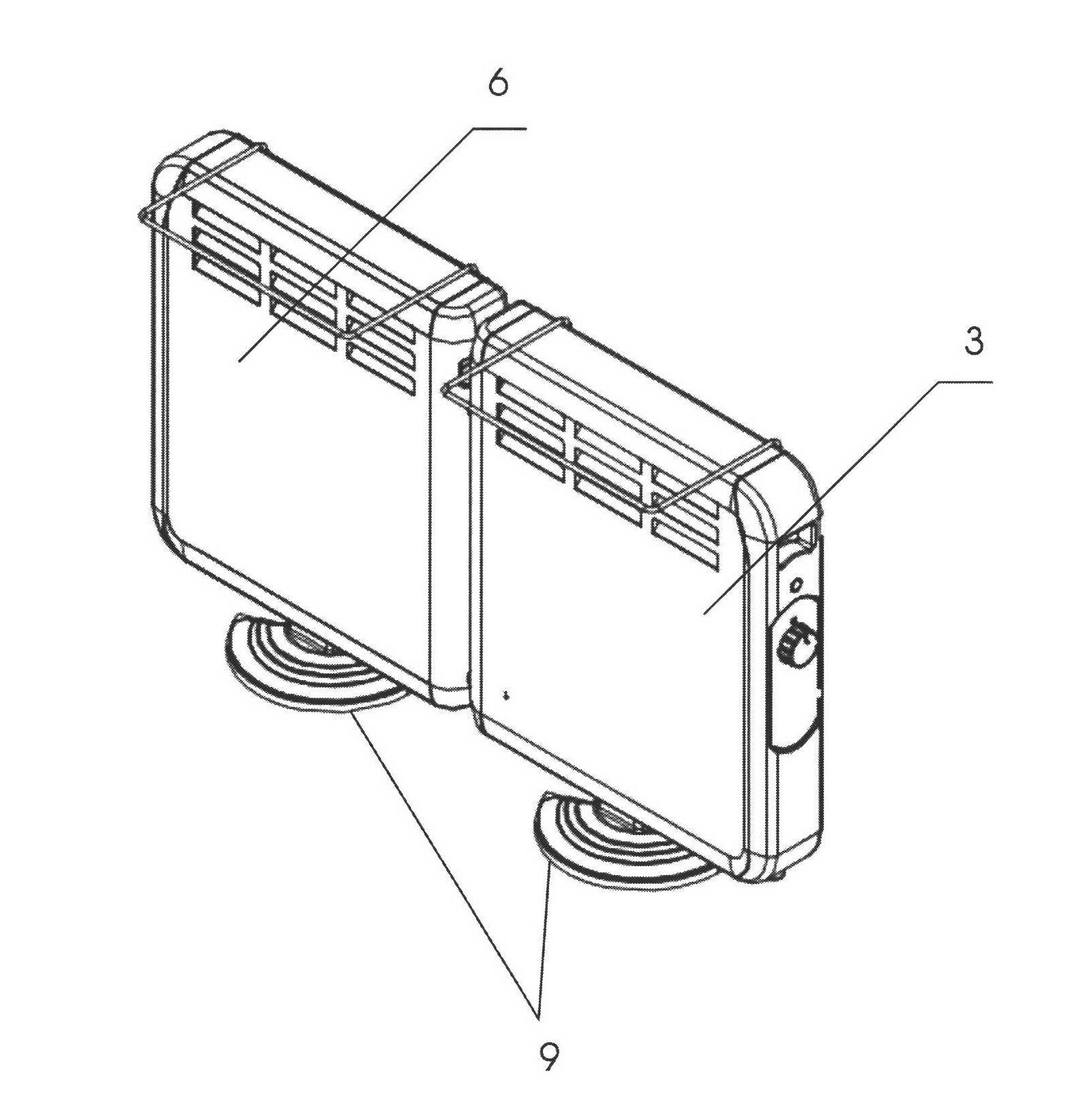 Waterproof and foldable convection type warmer