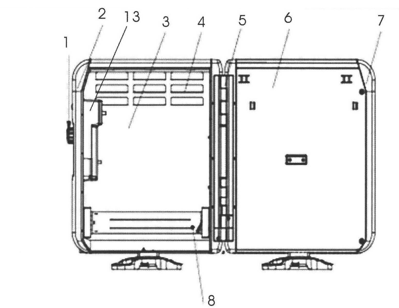 Waterproof and foldable convection type warmer