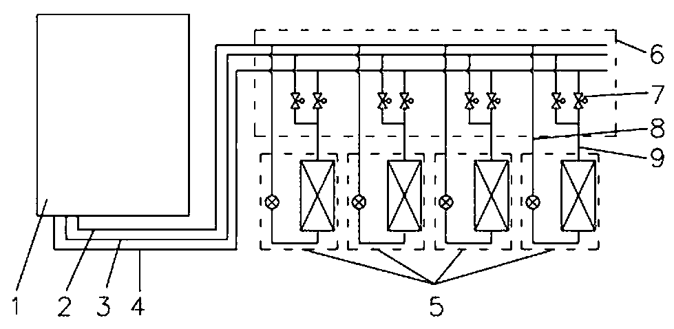 Heat recovery multi-split air-conditioning system communication connection error detection method and heat recovery multi-split air-conditioning system