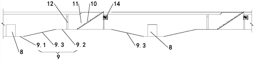 Evacuation route arrangement structure for combined highway and metro shield tunnel