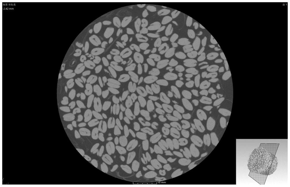 Grain impurity content detection method