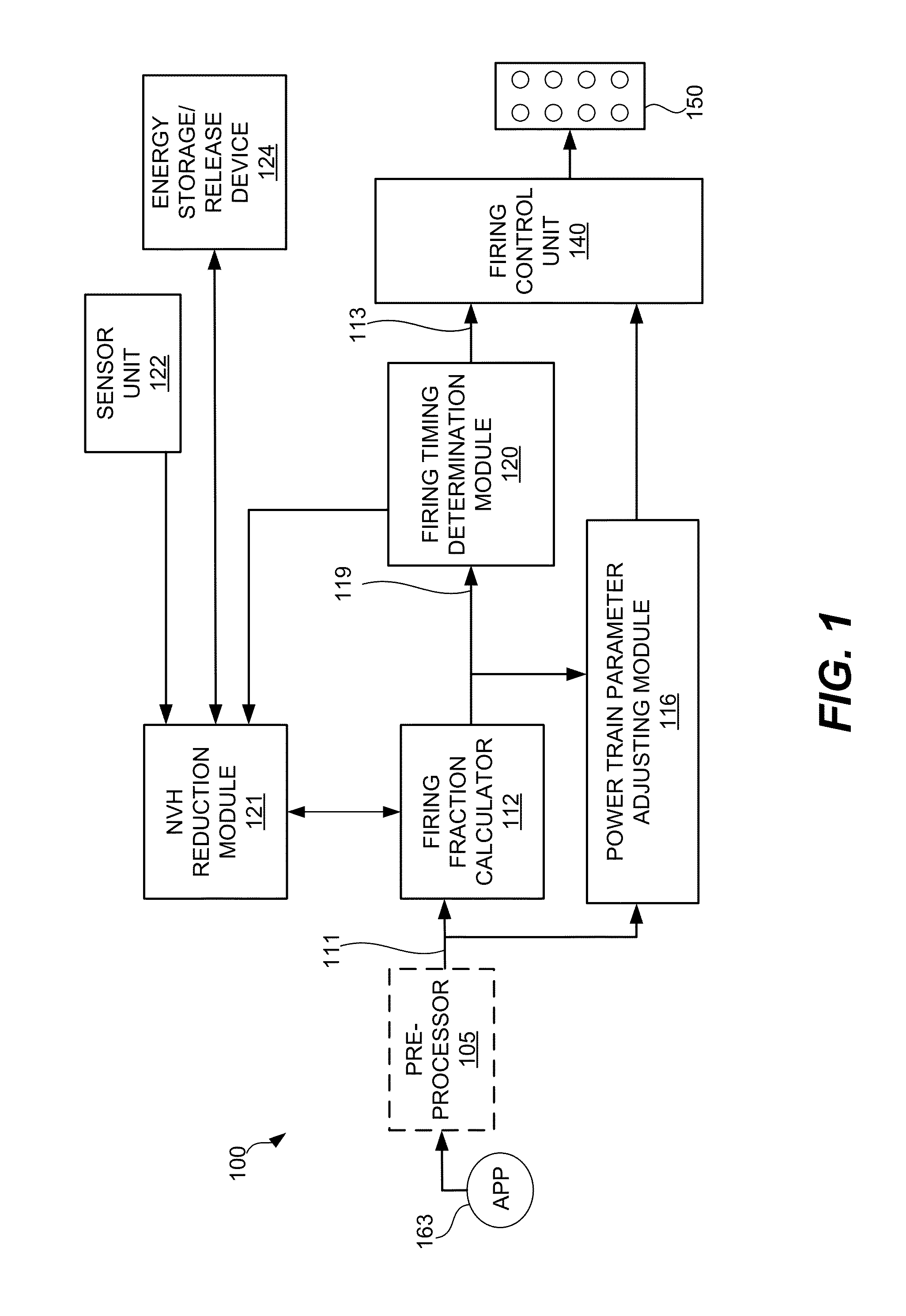 Noise, vibration and harshness reduction in a skip fire engine control system