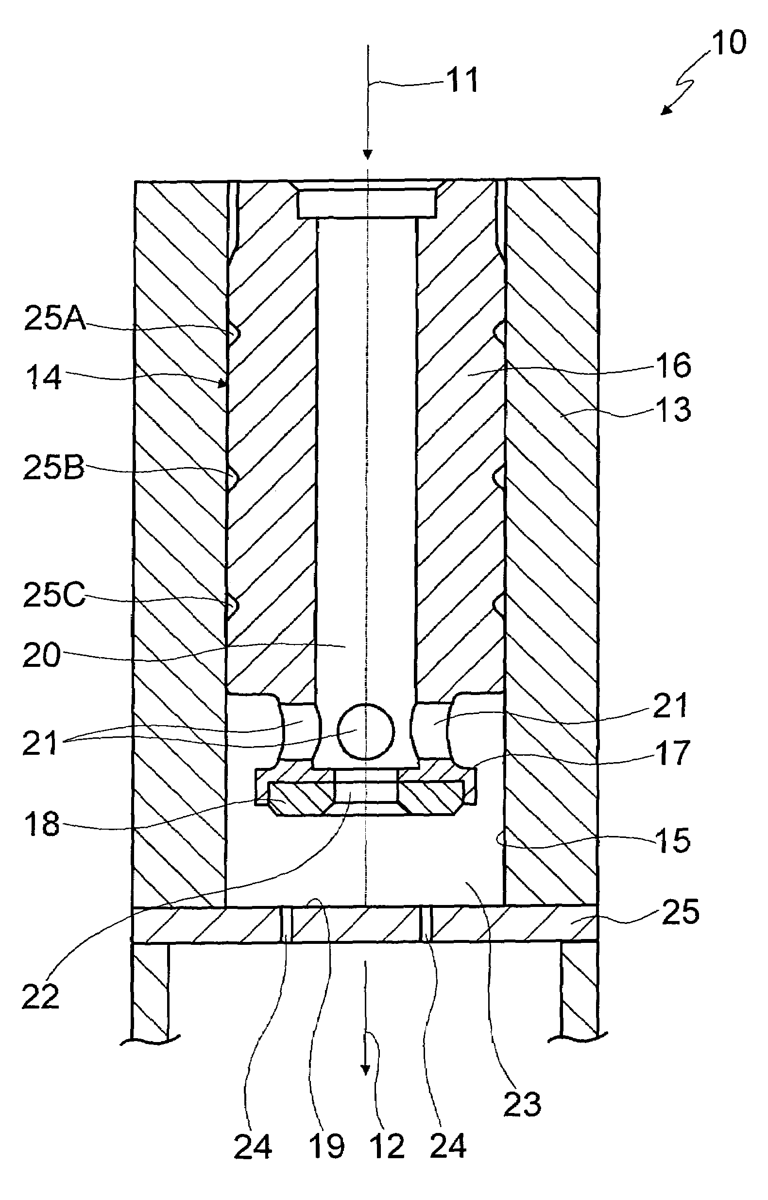 Valve for controlling a fluid