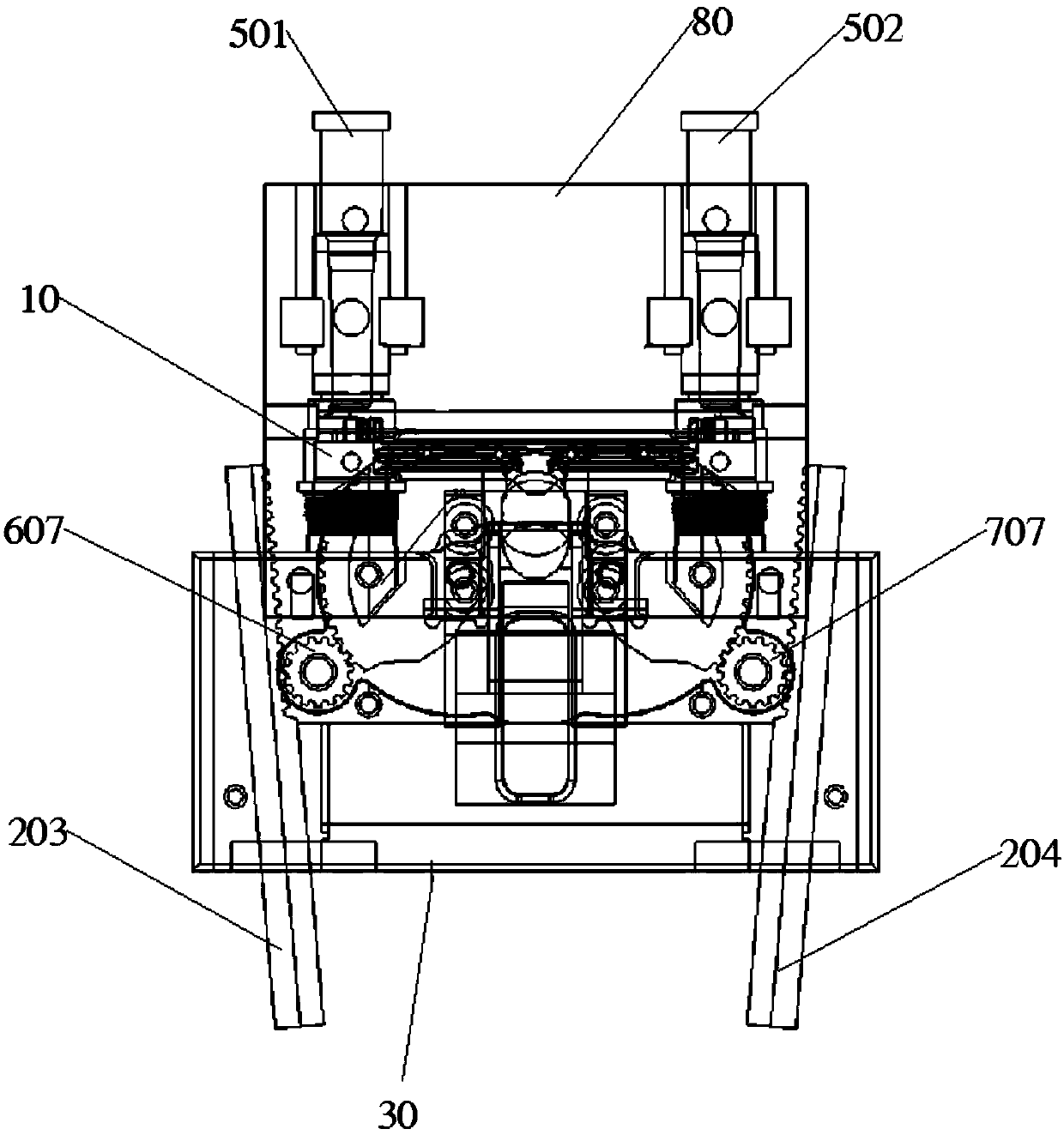 Plastic faucet body and manufacturing die thereof