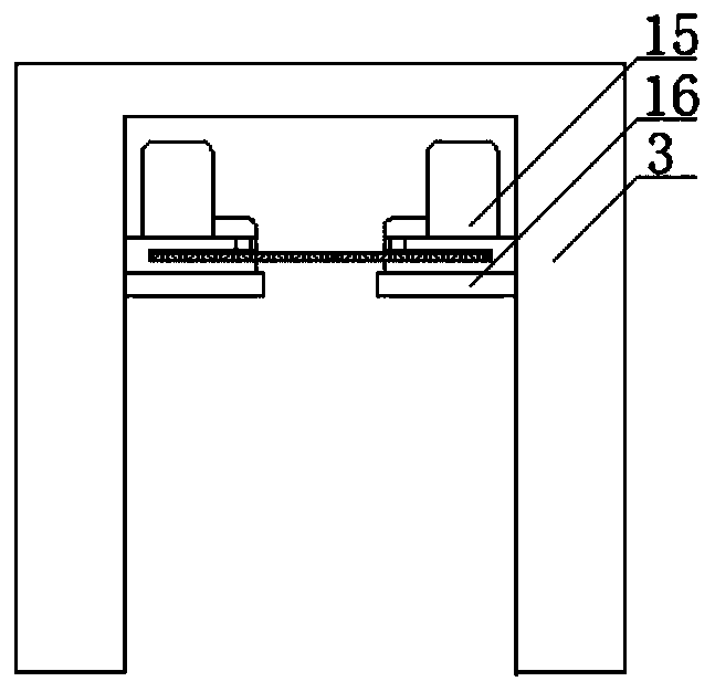 Waste automobile battery disassembling machine