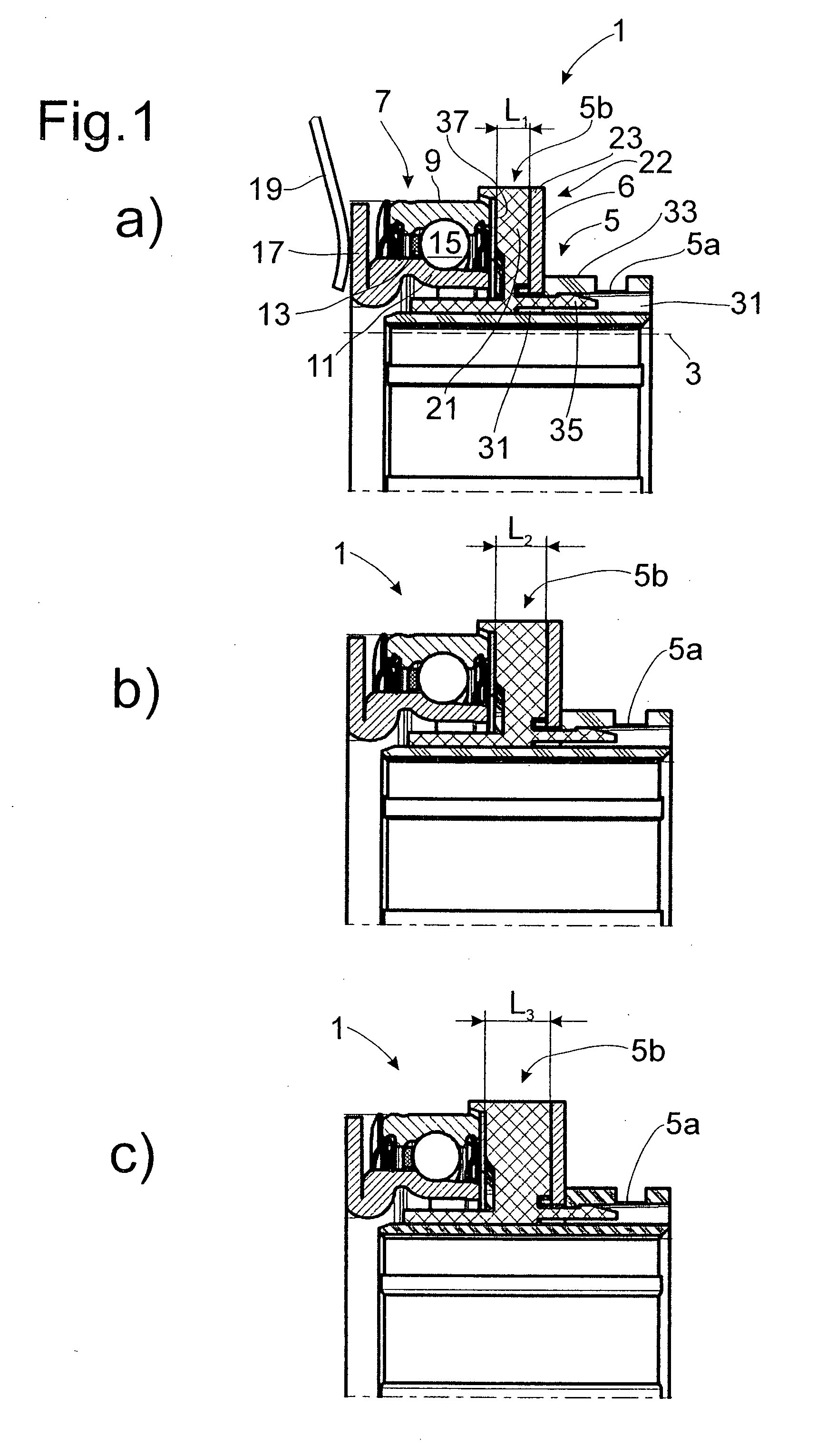 Clutch release device for a friction clutch of a motor vehicle with a multi-part sliding sleeve