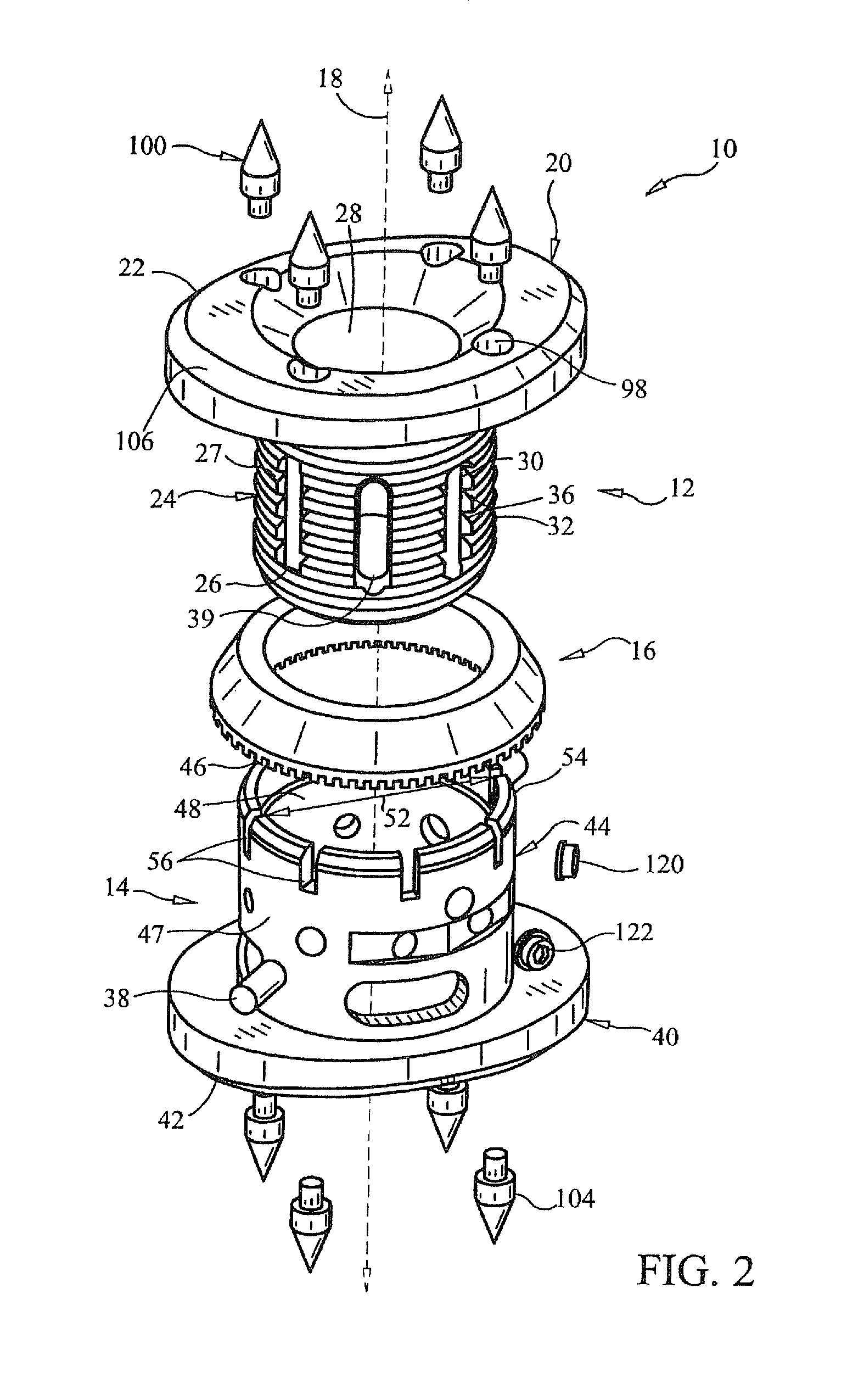 Expandable vertebral prosthesis