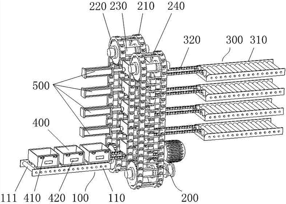 Component sorting device