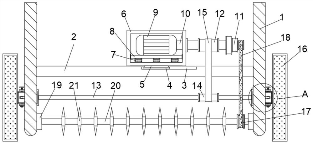 Leveling device for constructional engineering pouring