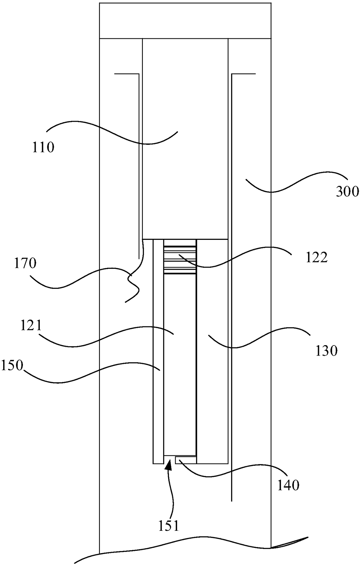 Display terminal, and camera device thereof