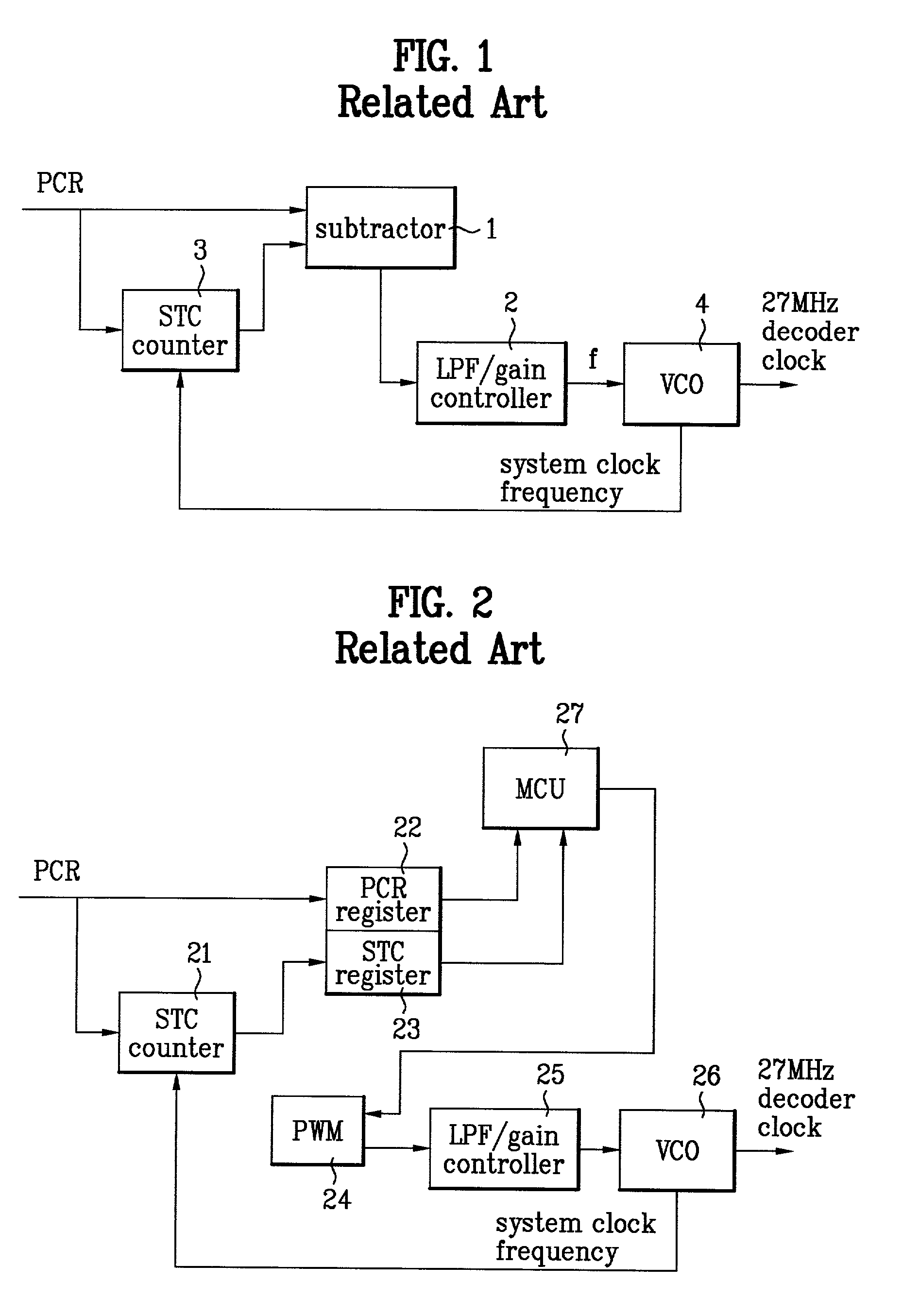 Controlling the system time clock of an MPEG decoder