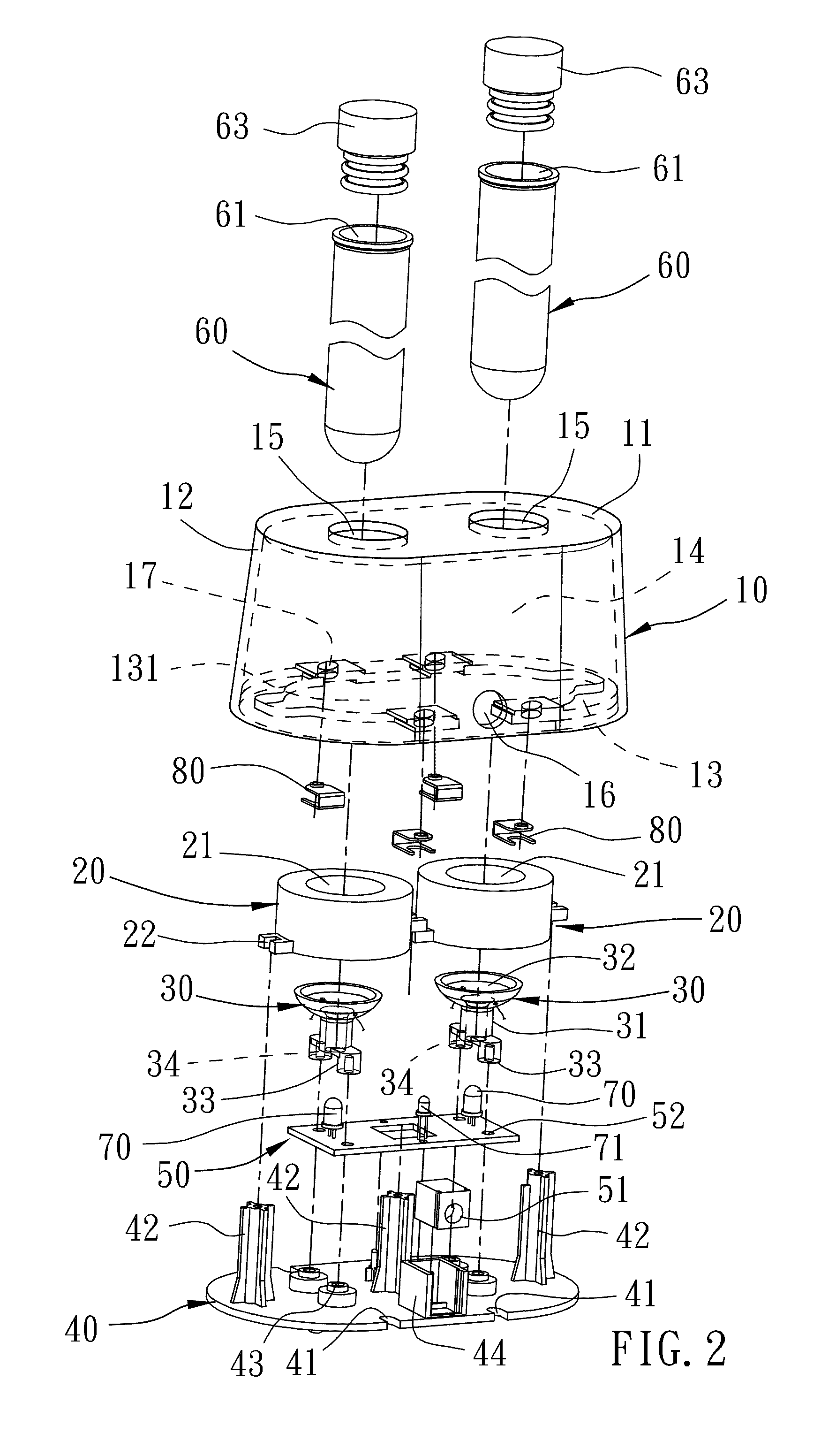 Light-emitting smell-altering aroma dispenser