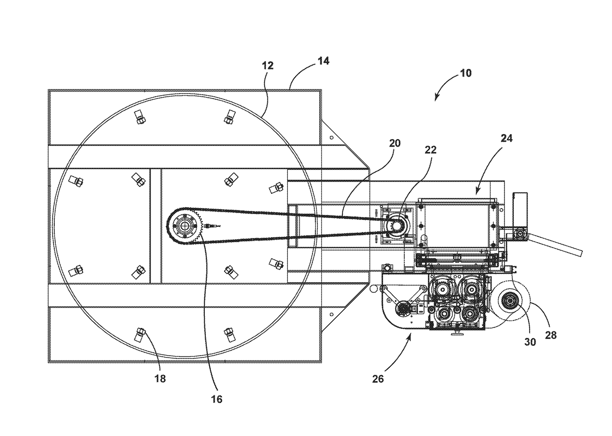 System and method of applying stretch film to a load